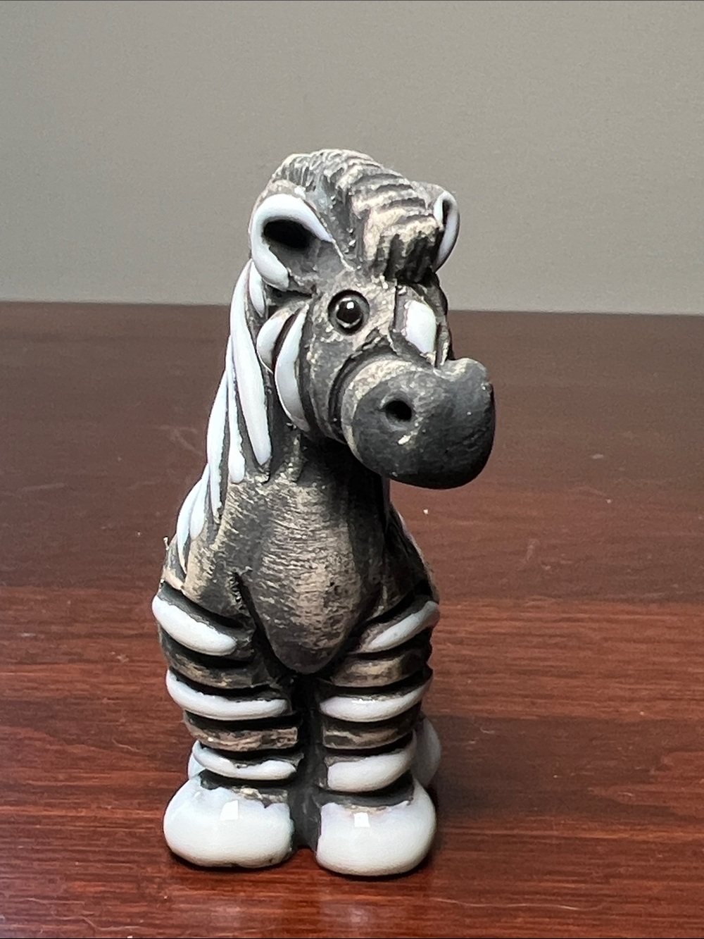 Artesania Riconada Uruguay Handmade Small Zebra Figurine